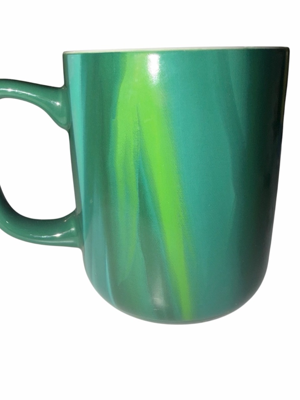 Starbucks 2022 Emerald Green Swirl Ceramic Mug - Picture 3 of 5